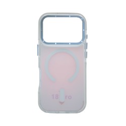 Designer Magnetic Camaleon Case for Apple iPhone 17 Pro/iPhone 18 Pro Silver